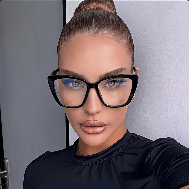 Retro Cat-Eye Tortoiseshell Optical Glasses - 图片 2