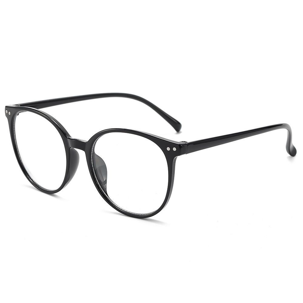 Minimalist Round Grey Tortoise Optical Glasses - 图片 3