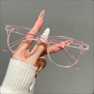 Sweet Pink Round Fashion Optical Glasses
