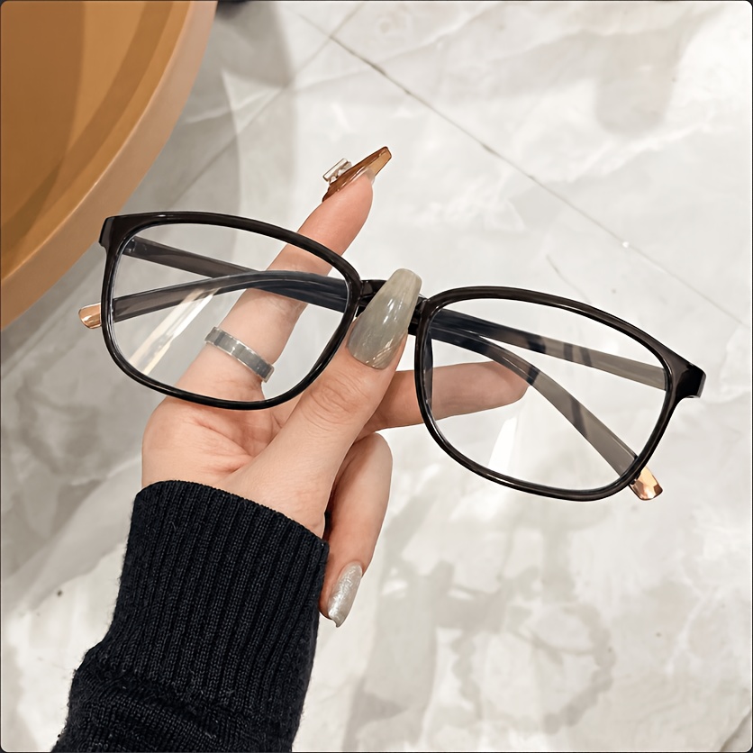 Minimalist Square Black Reading Glasses