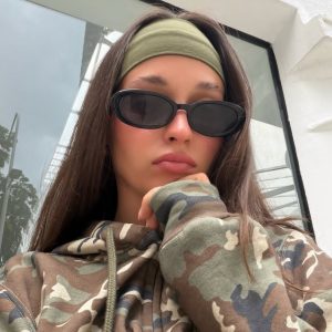 Classic Black Oval Y2K Street Sunglasses